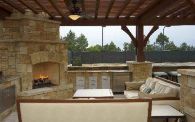 Cozy up to your Outdoor Fireplace