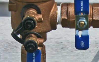 Protect backflow device from an early freeze