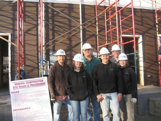 Lifescape volunteers with Habitat for Humanity of Metro Denver