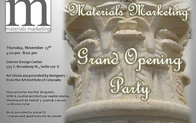 Material Marketing Grand Opening
