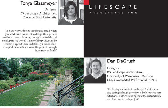 Lifescape Staff on their way to being licensed Landscape Architects