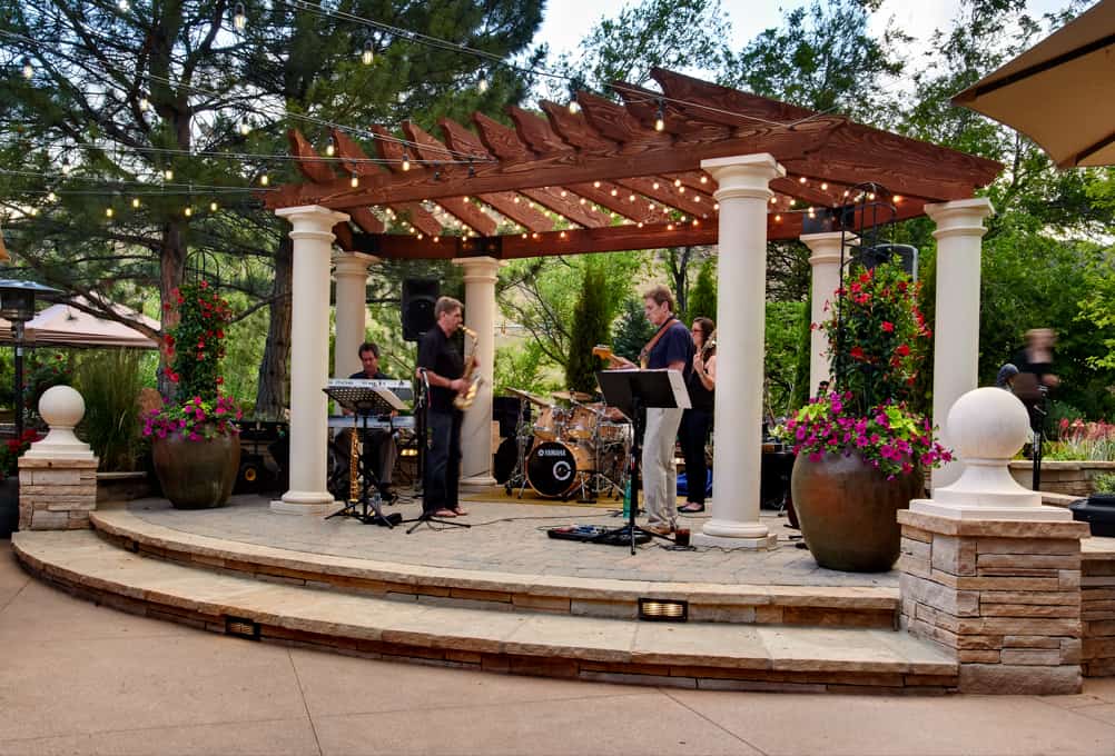 The Briarwood Inn Patio Pagoda Lifescape Colorado