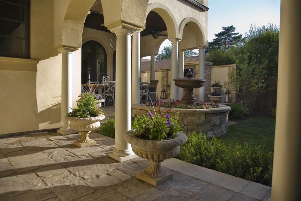 Tuscan themed pavers