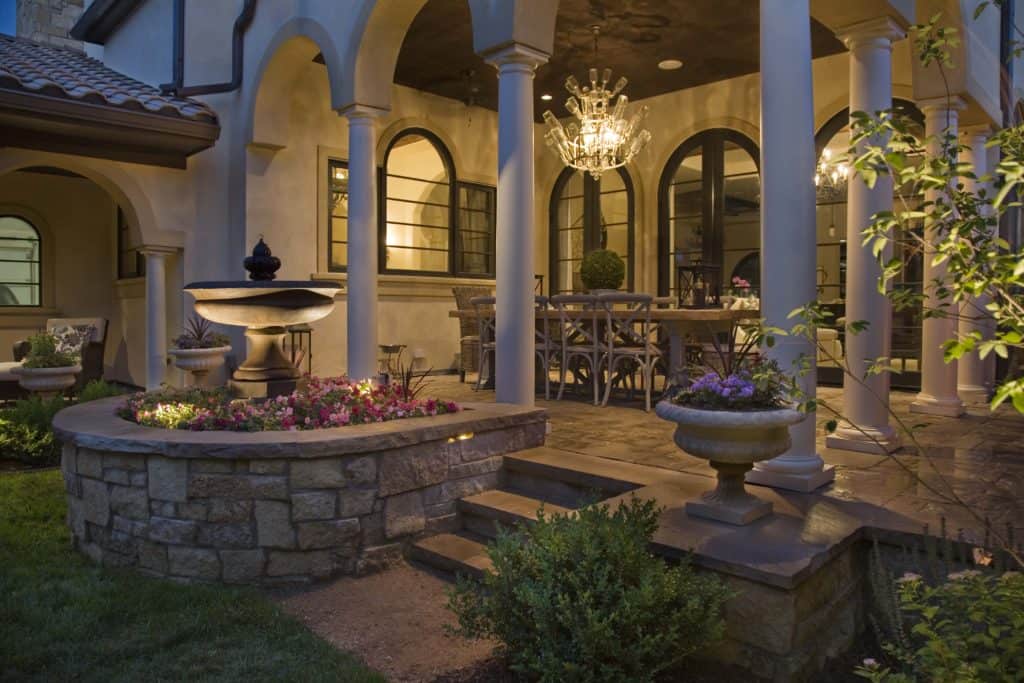 Tuscan outdoor room