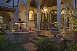 Tuscan outdoor room