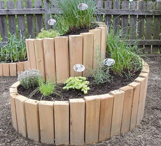 spiral raised bed