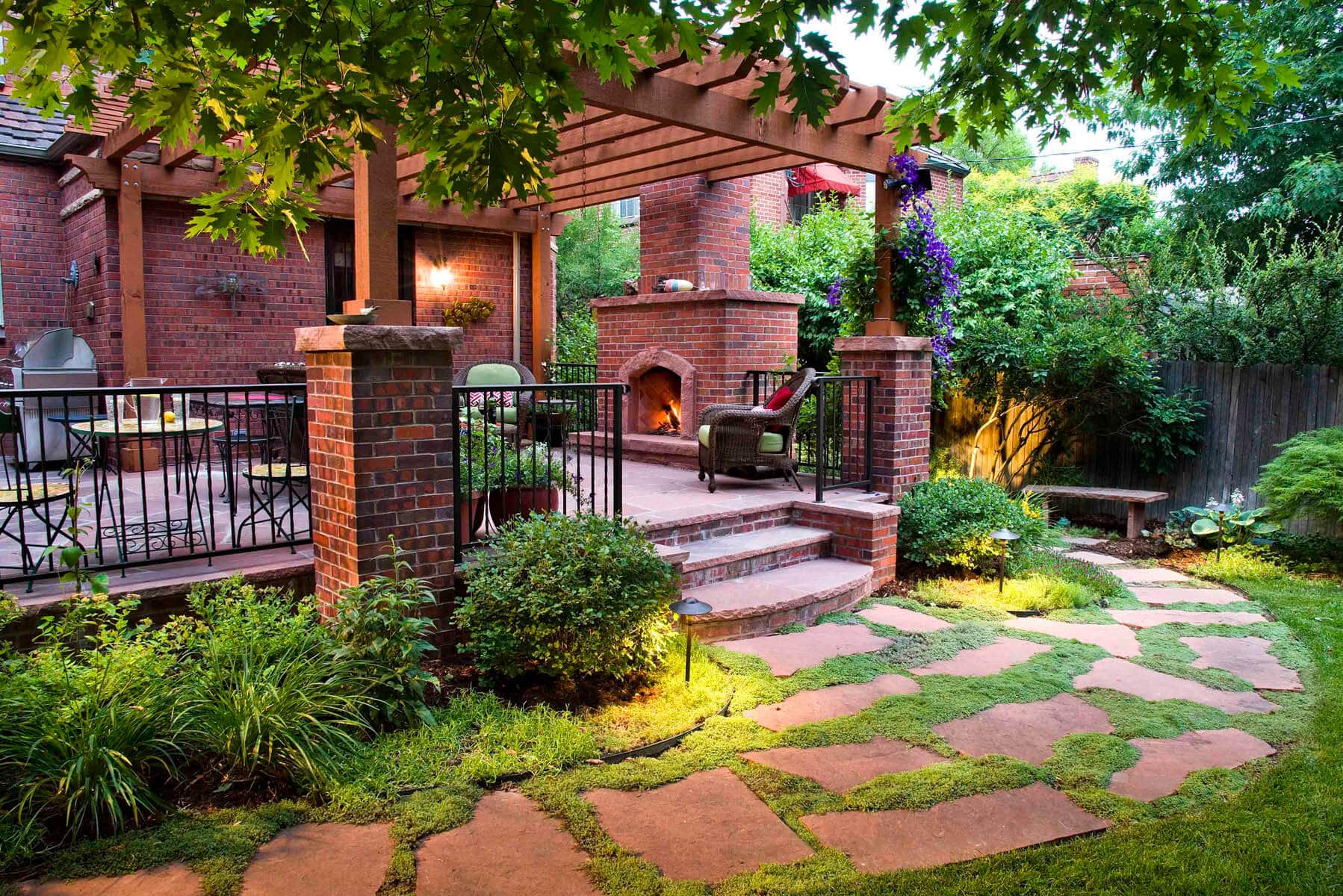 Before And After Patio Makeover Backyard Faux Greener