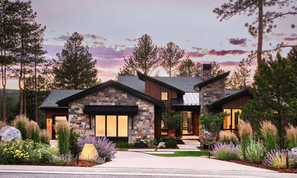 landscape design in mountains