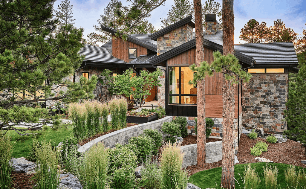 mountain home landscape architecture