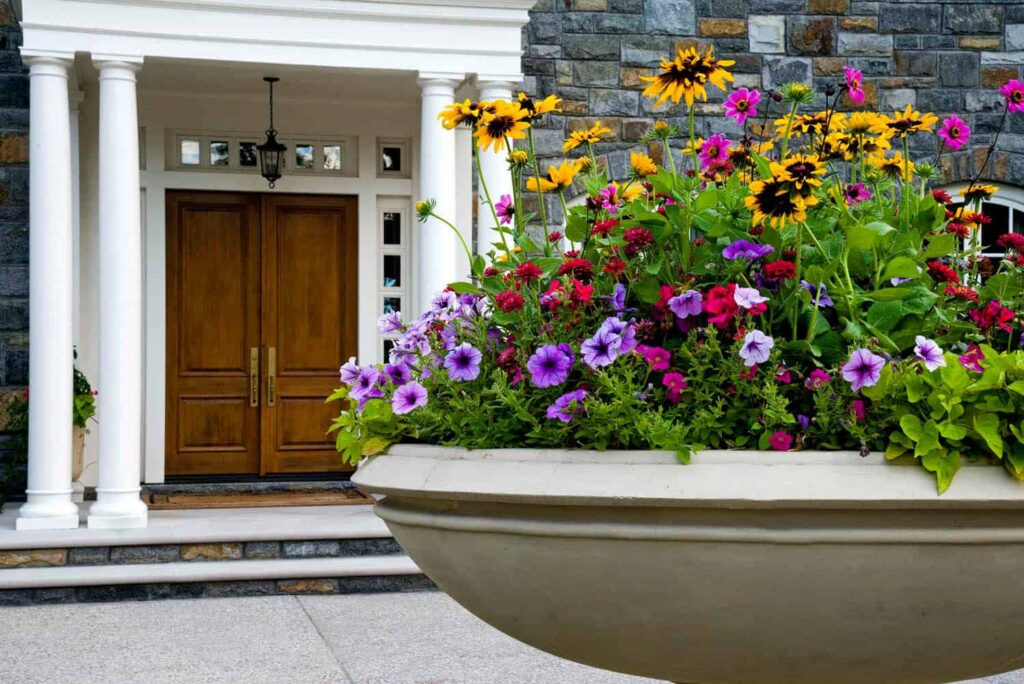 architectural outdoor fountain feature traditional design