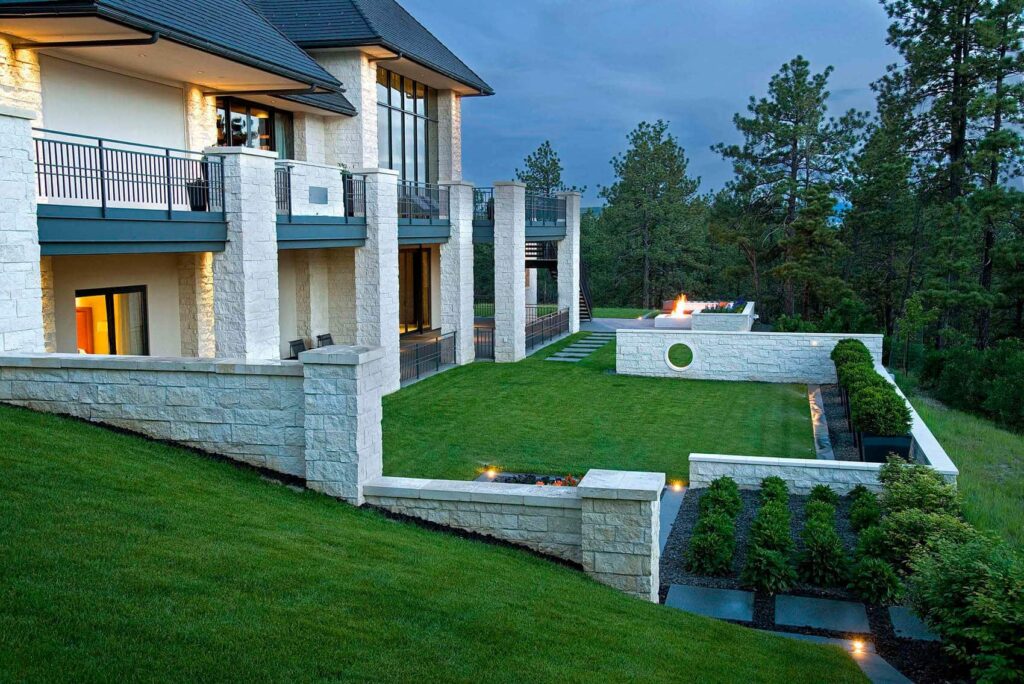 before landscape architecture poor grading drainage issues