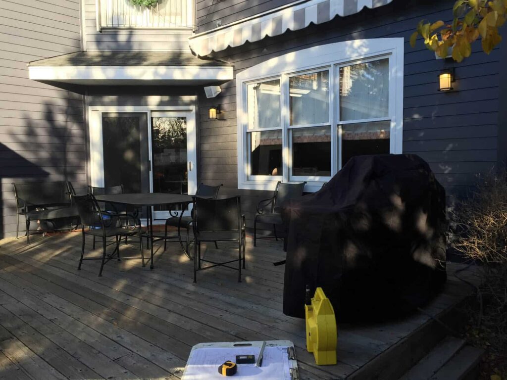 before luxury landscape demolition site prep backyard overhaul