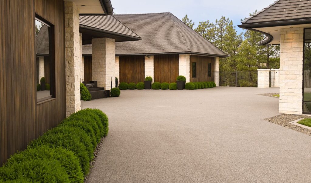 build custom concrete patio and firepit denver co