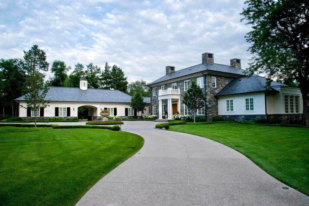 custom built arbor pergola area