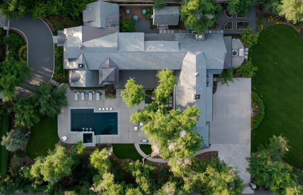 custom stone paver patio installation outdoor fireplace