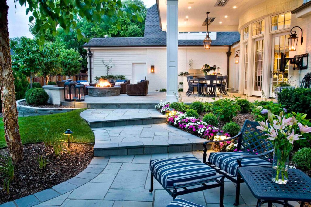 denver traditional masonry retaining wall construction detail