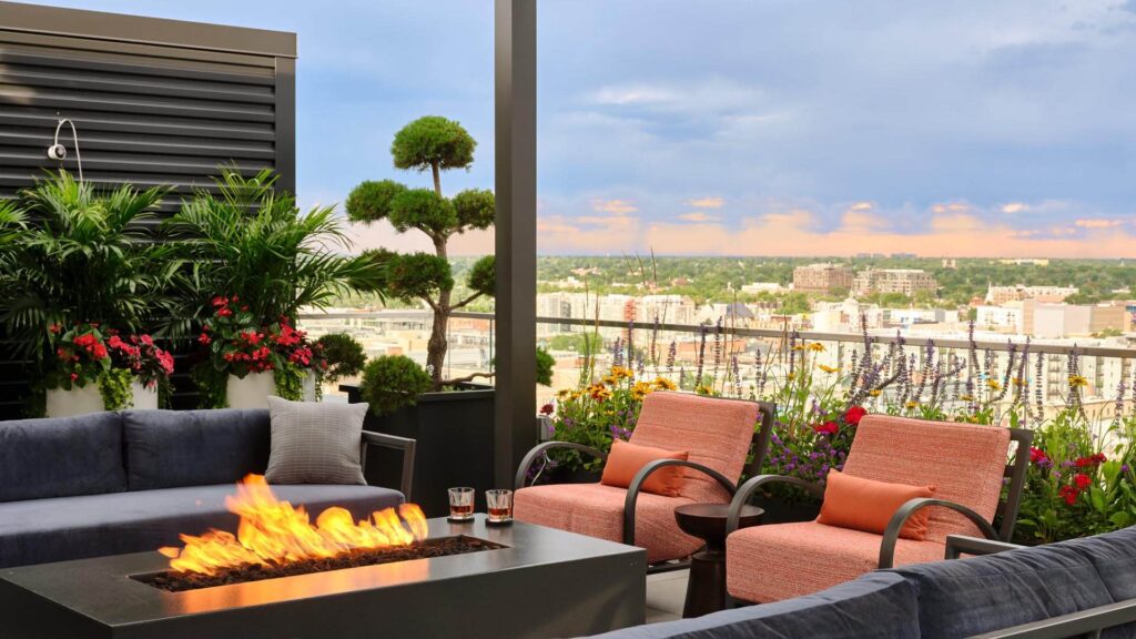 downtown denver balcony garden design small space luxury