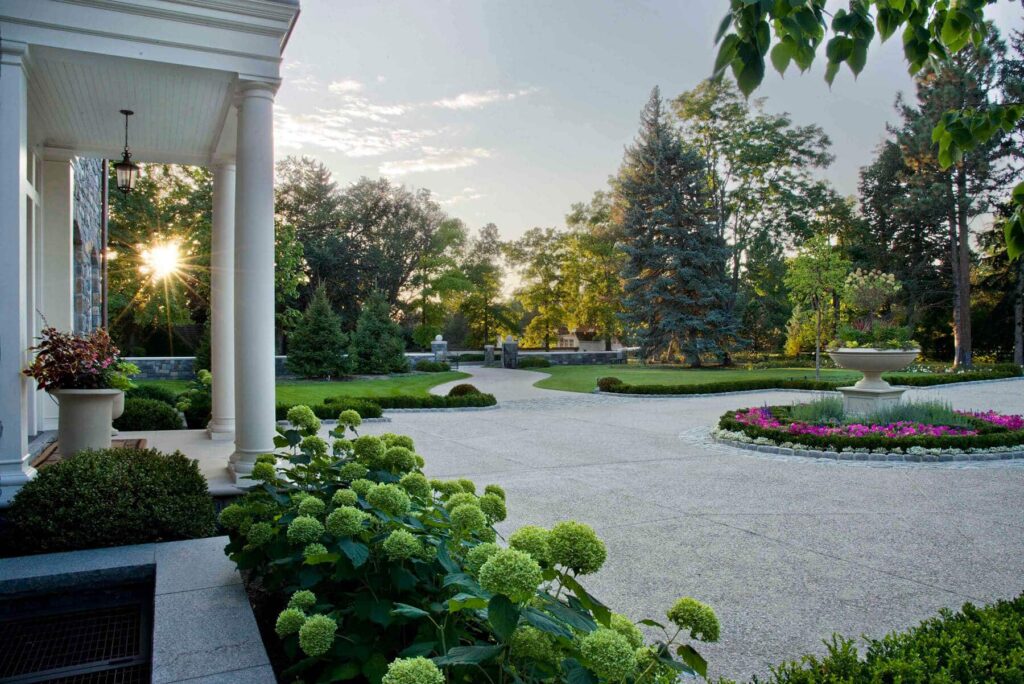 elegant and exquisite landscape design