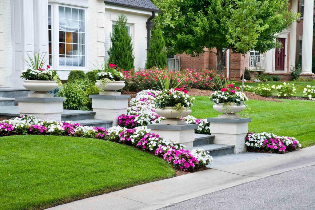 elegant outdoor dining space traditional patio hardscaping