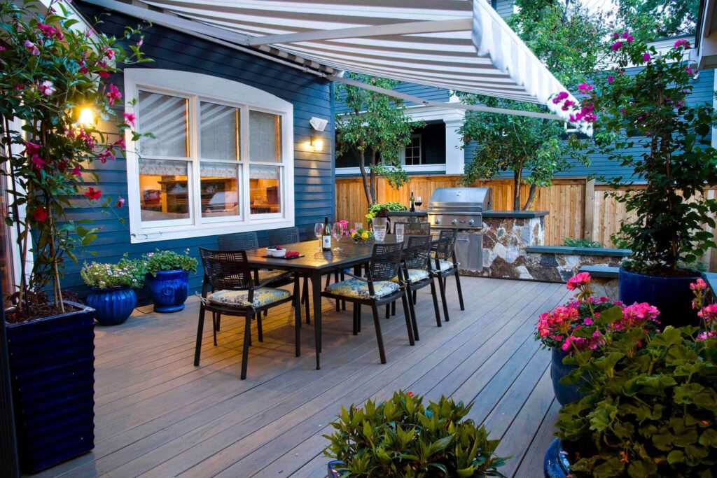 exquisite backyard transformation before and after hardscape