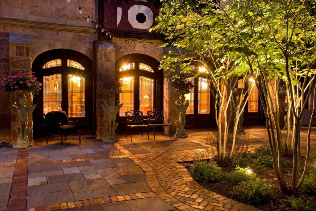 exquisite landscape design for high end estate