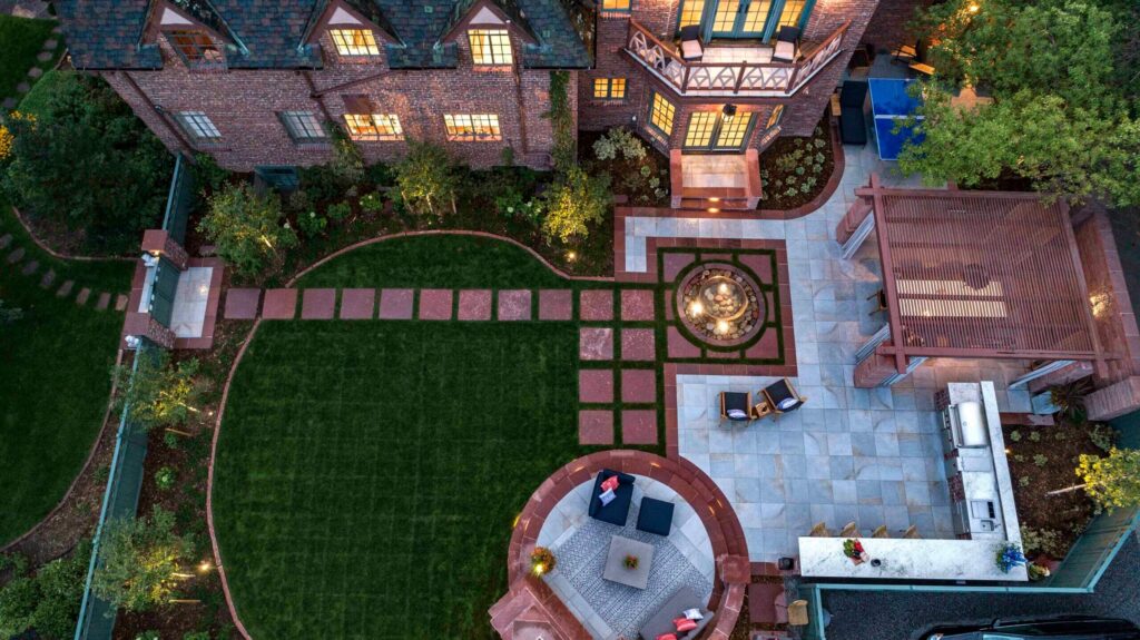 exquisite stone pavers patio installation elite residence