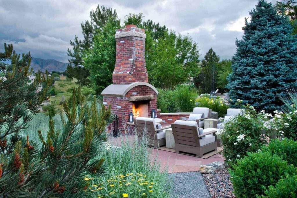 fire-pit-surrounded-by-gravel-mulch-xeriscape-materials fire pit surrounded by gravel mulch xeriscape materials