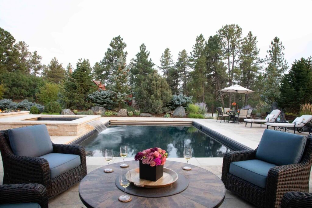 high end pool deck pavers material selection swimming pool