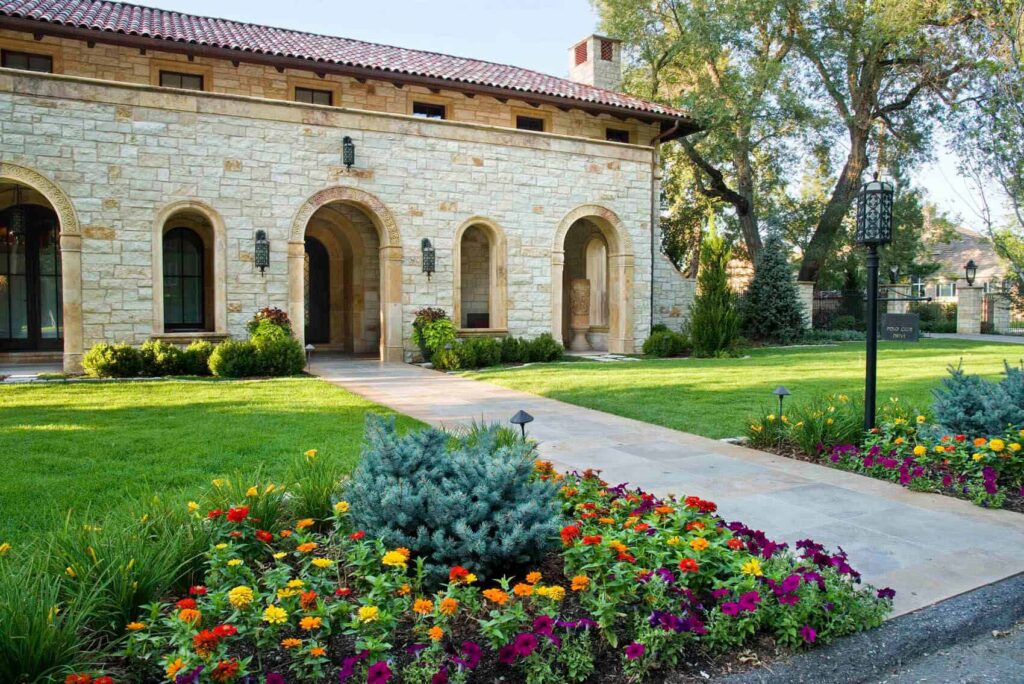 historic polo club home exterior landscape maintenance service