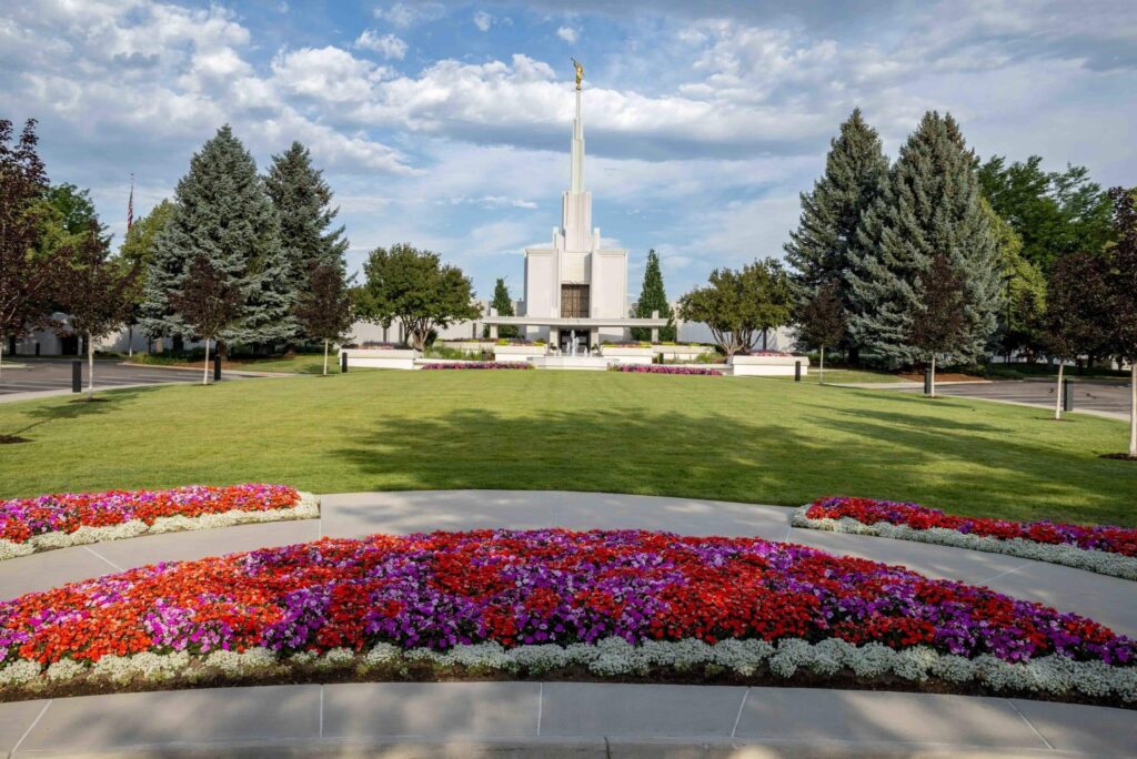 large scale commercial hardscape patio construction