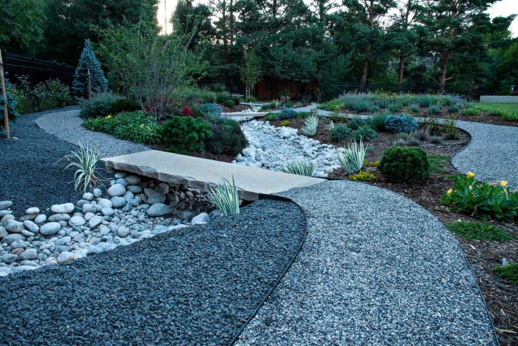 low maintenance front yard makeover manoir moderne style