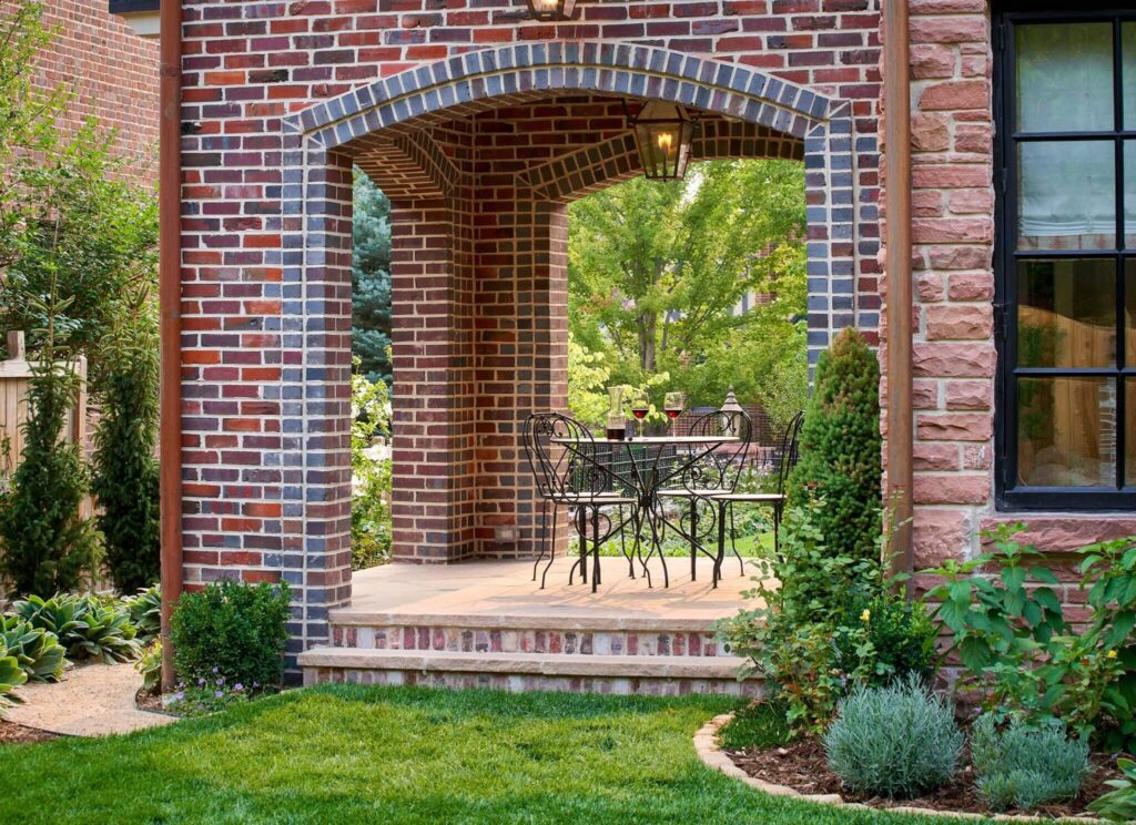 manicured boxwood hedges and lush garden maintenance