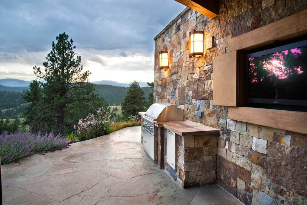 mountain modern xeriscape planting design native grasses