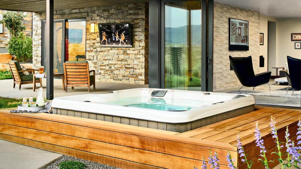 multi level landscape design stairs hardscaping custom view