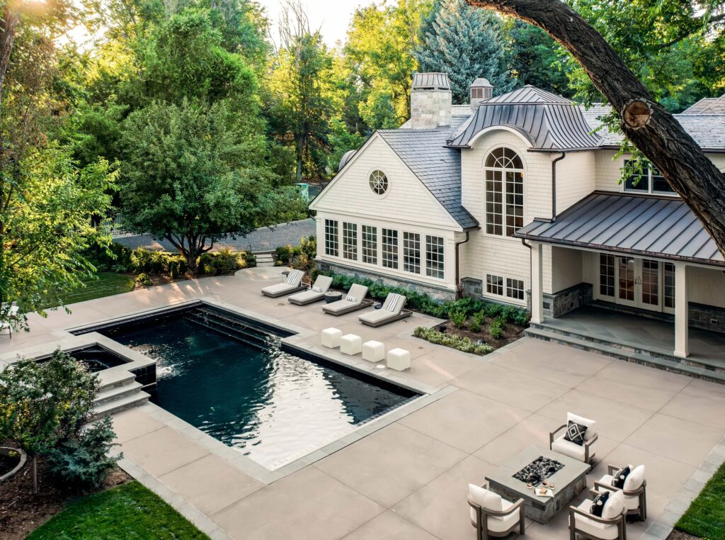 multi purpose outdoor room design for chic family retreat