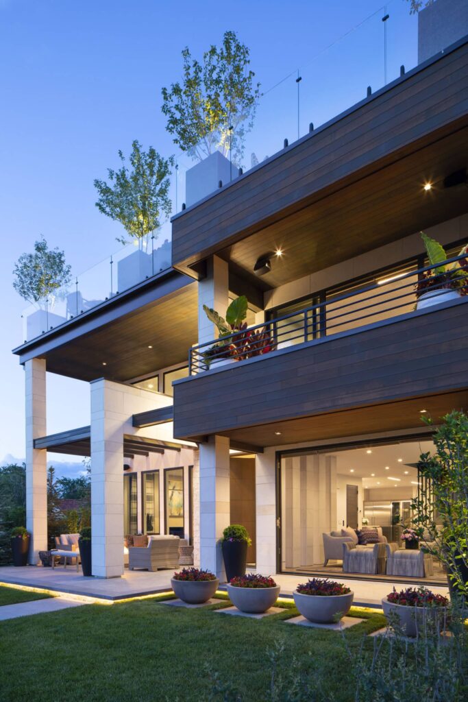 private exquisite landscape metalwork architectural detailing