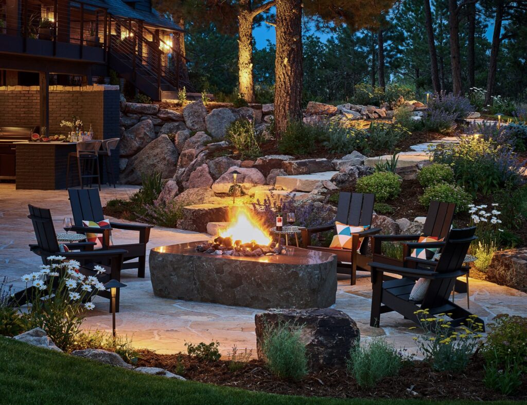 private secluded backyard design ideas mountain hideaway