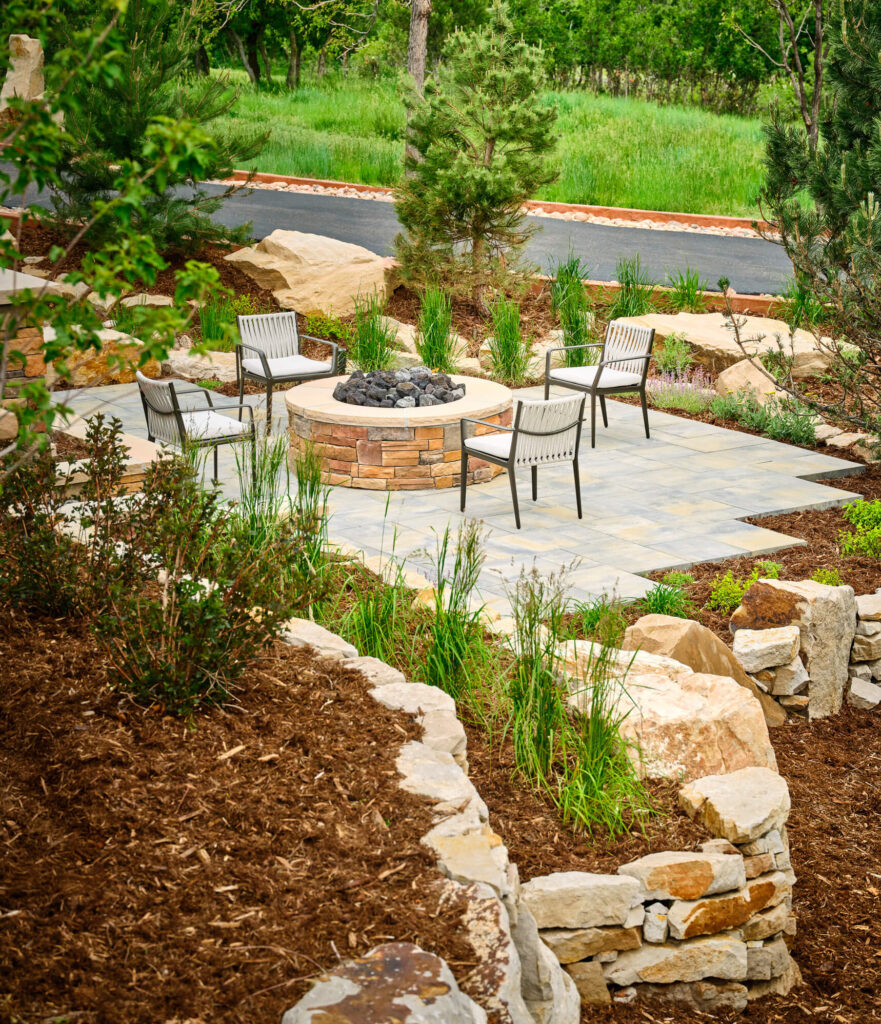 retreat at castle pines outdoor kitchen grilling station