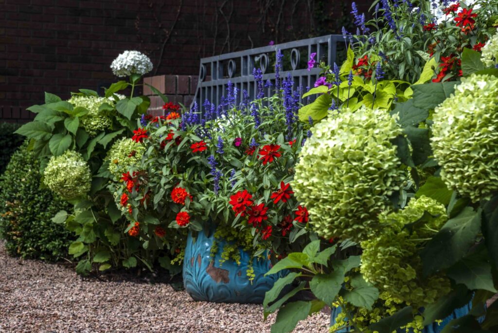 romantic backyard retreat stone pathway design