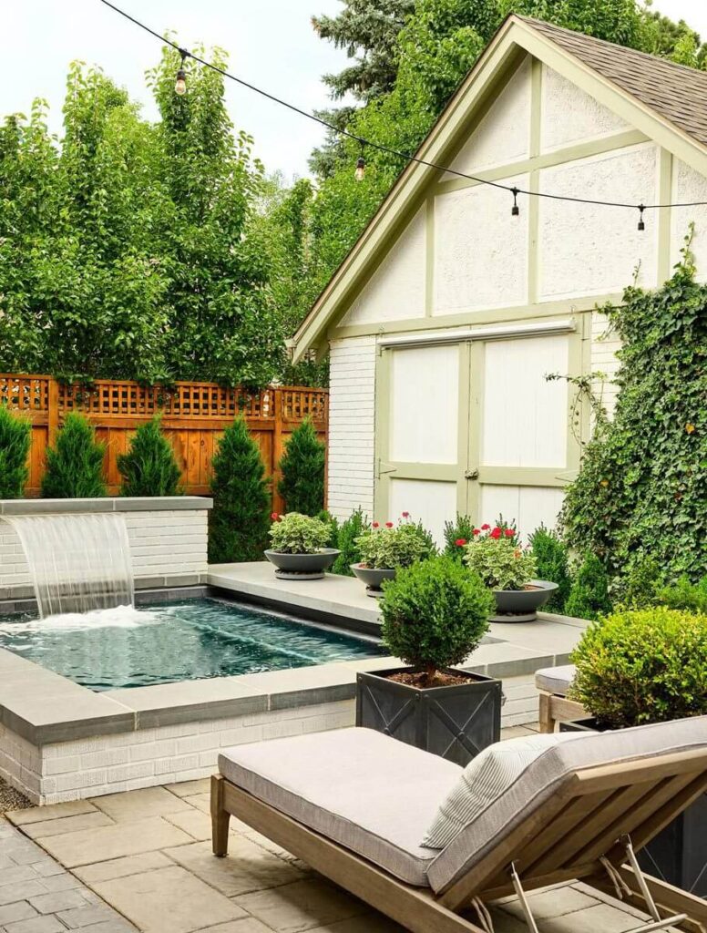 small yard hardscaping paver patio installation denver co