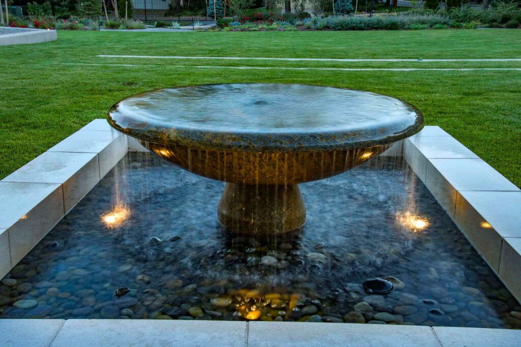 subtle uplighting techniques for luxury landscape trees