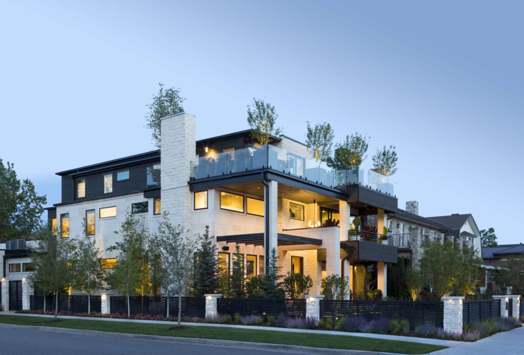 verdant ascent multi level private landscape design denver